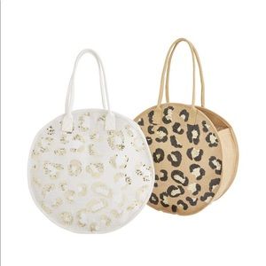 Mud Pie Jute Tote 🐆 ✨